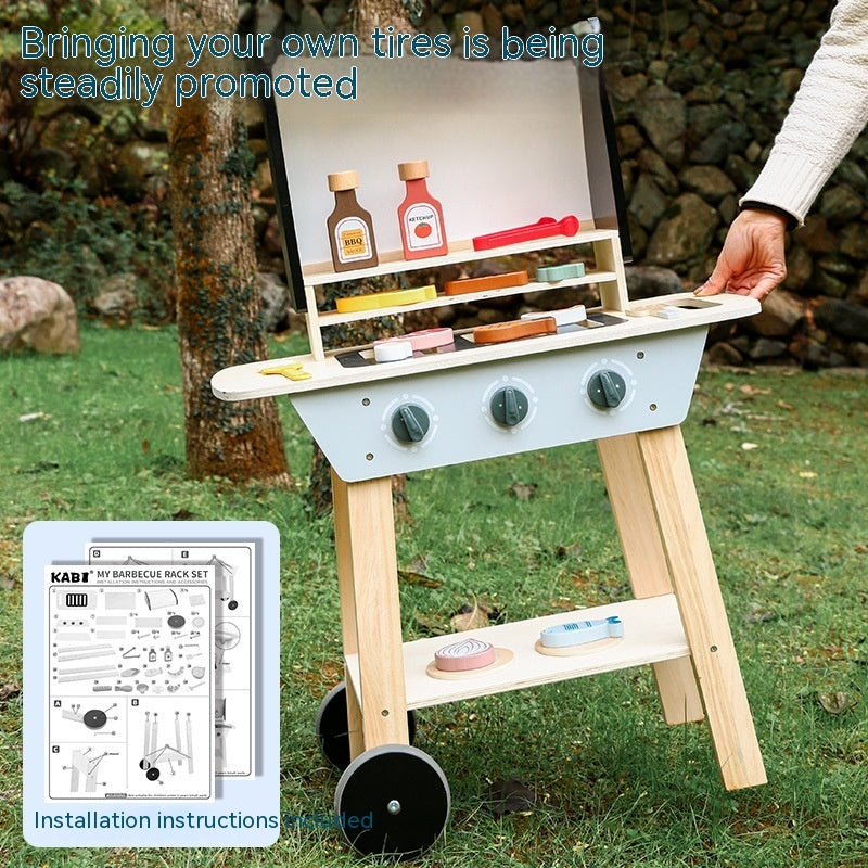 Unleash Your Child's Imagination with Our Baby Nordic Style Simulation Kitchen Barbecue Toys