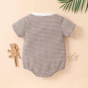 Discover the Ultimate Comfort for Your Little One with Our Striped Cotton Rompers
