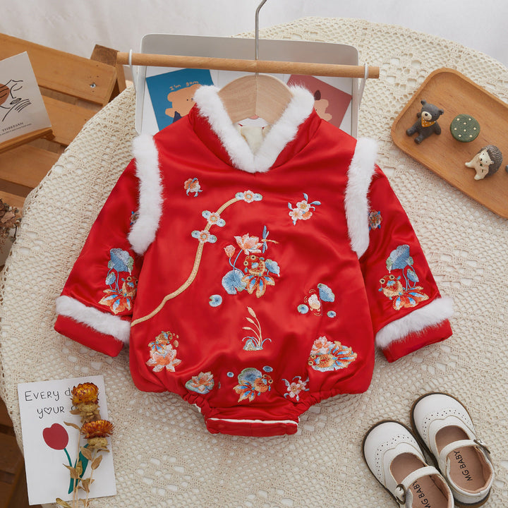 Why Our Onesie Winter Triangle Rompers are a Must-Have for Your Baby Girl
