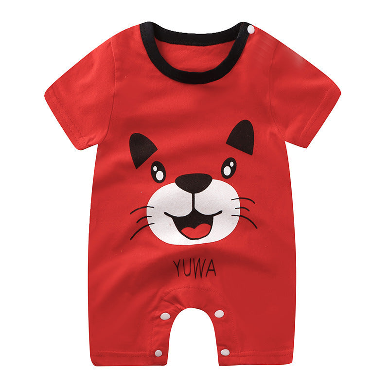 Baby Jumpsuit Cotton Short Sleeve Newborn Rompers