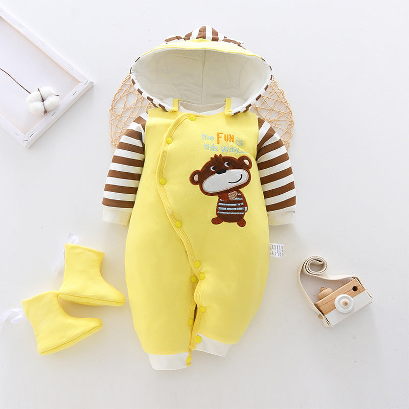 Baby onesies clothes autumn and winter thickening