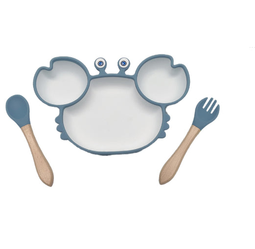 Silicone Baby Dishes for Children's Tableware Plate