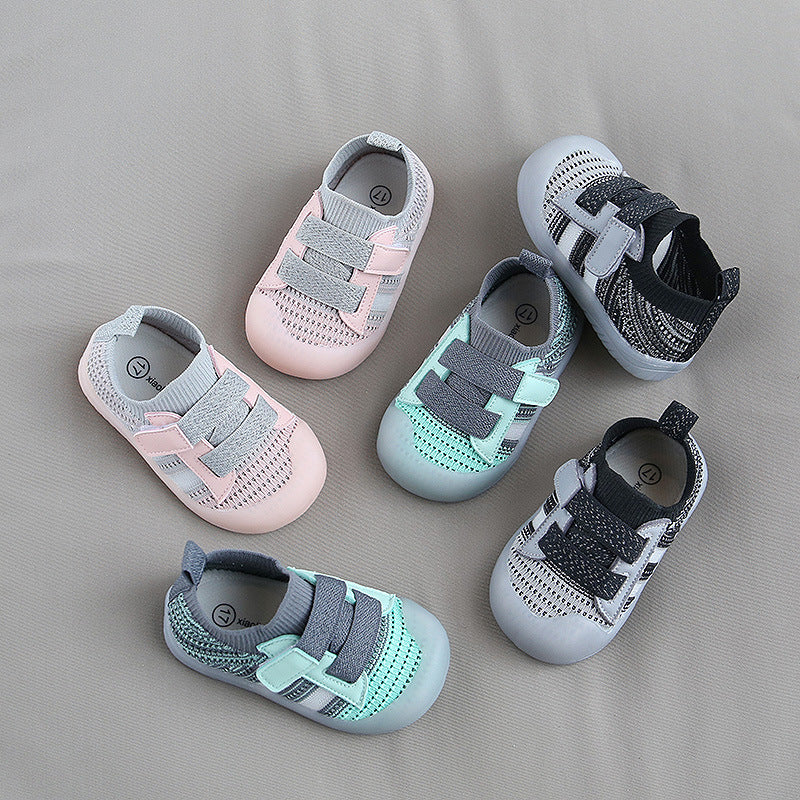 Toddler Jelly Bottom Velcro Baby Shoes