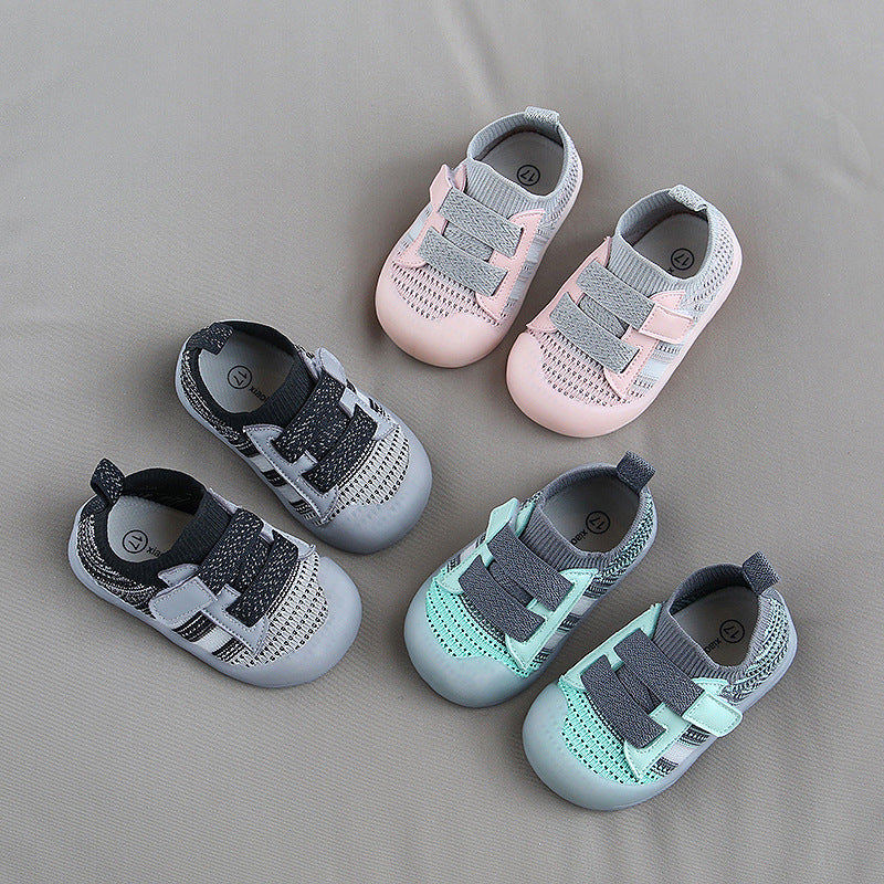 Toddler Jelly Bottom Velcro Baby Shoes