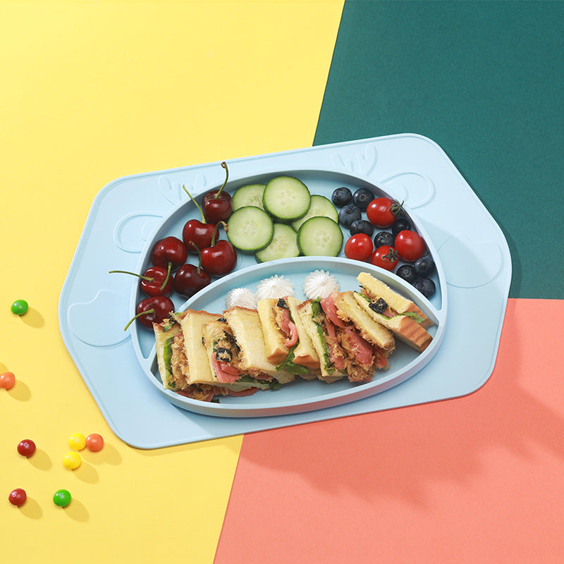 Silicone Baby Dishes for Children's Tableware Plate