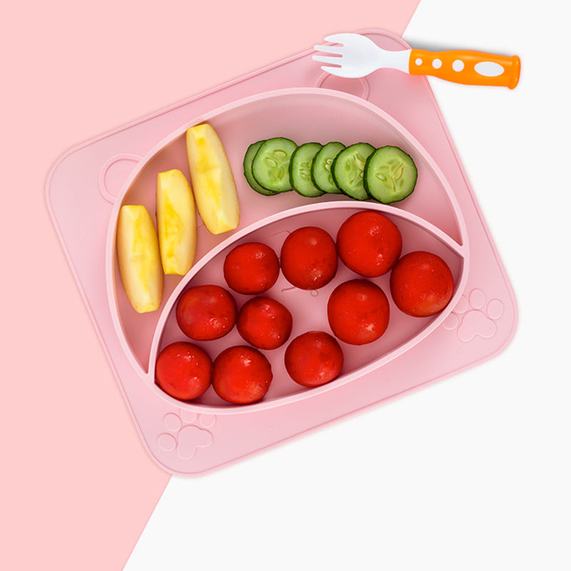 Silicone Baby Dishes for Children's Tableware Plate