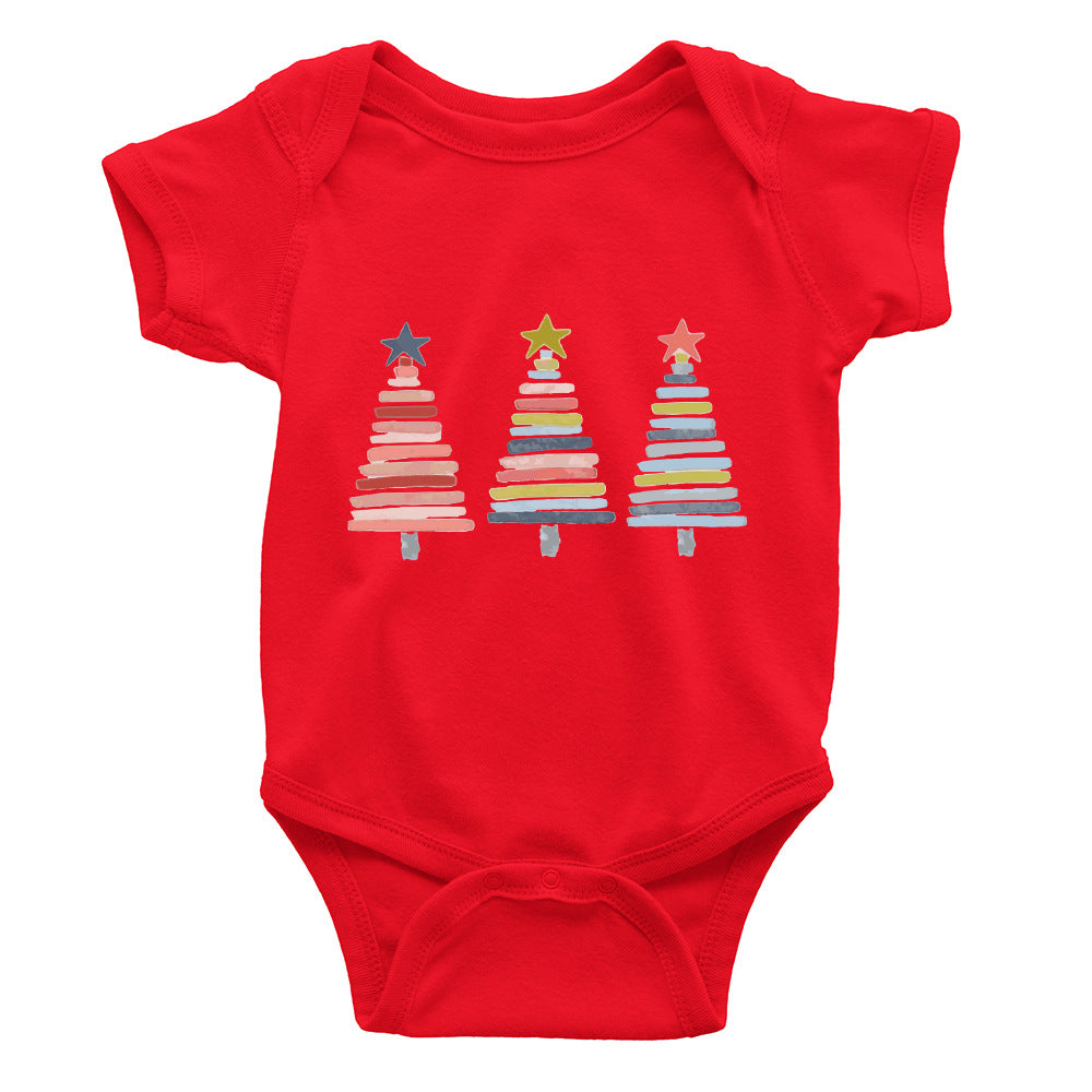 Baby Cotton Short Sleeve Rompers Coating
