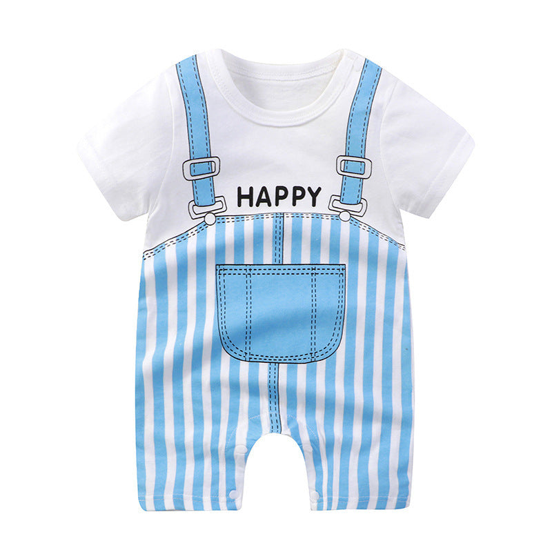 Baby Jumpsuit Cotton Short Sleeve Newborn Rompers