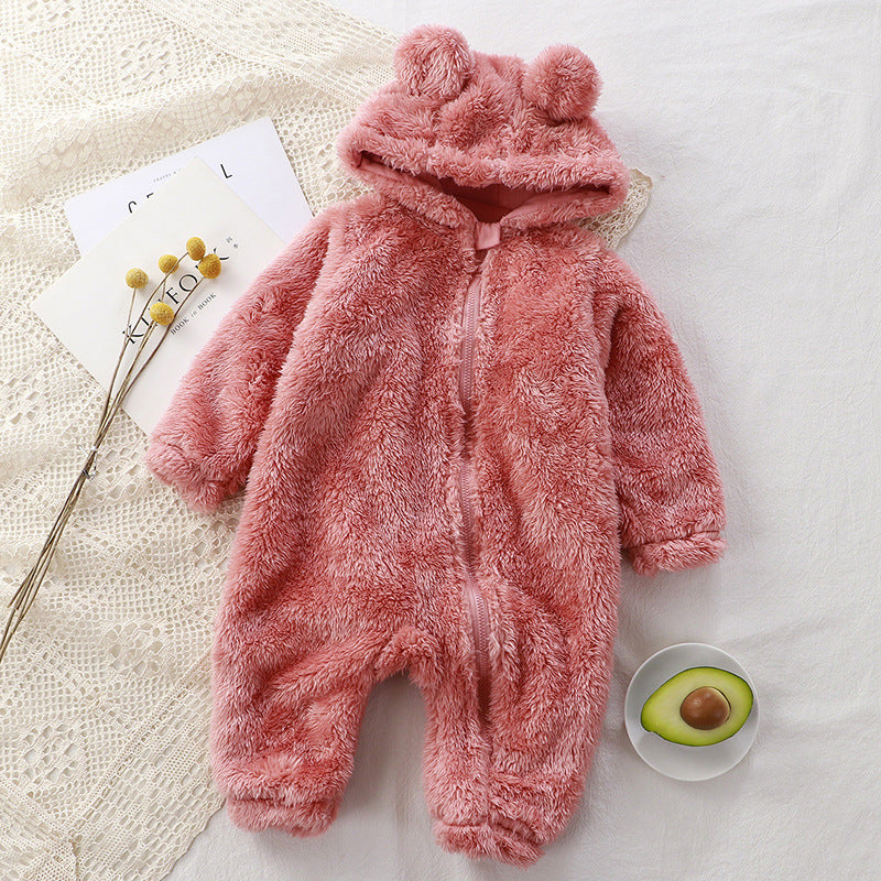Baby One-piece Winter Newborn Warm Rompers
