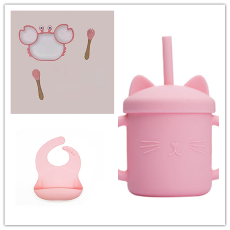 Silicone Baby Dishes for Children's Tableware Plate