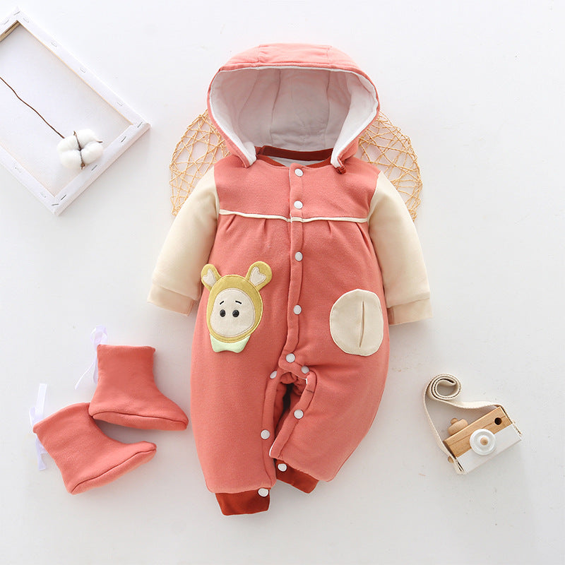 Baby onesies clothes autumn and winter thickening