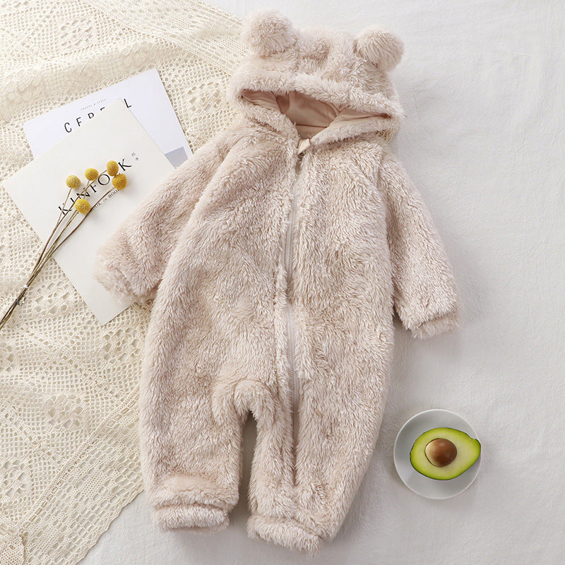 Baby One-piece Winter Newborn Warm Rompers
