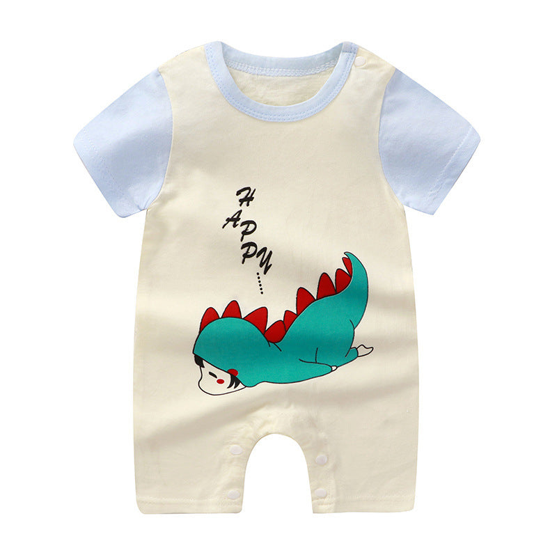 Baby Jumpsuit Cotton Short Sleeve Newborn Rompers