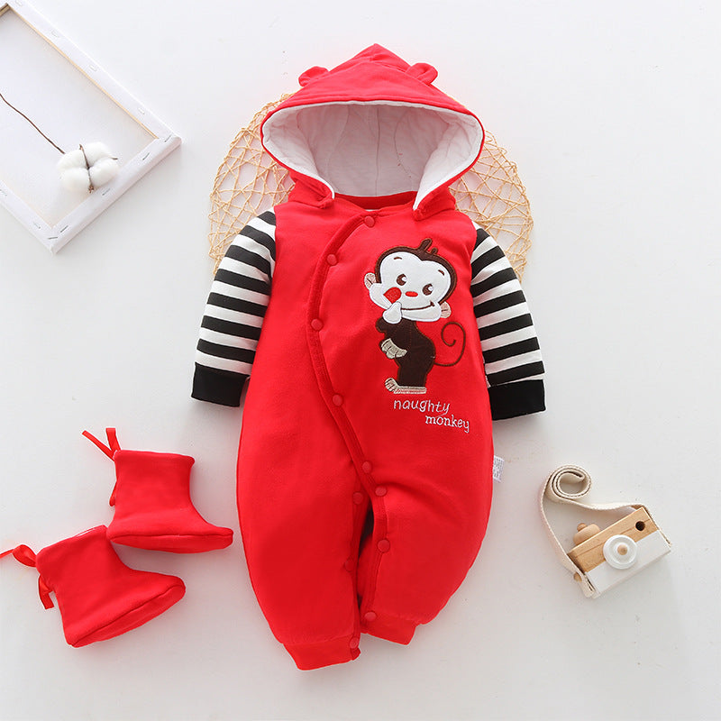 Baby onesies clothes autumn and winter thickening