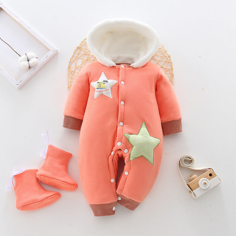 Baby onesies clothes autumn and winter thickening