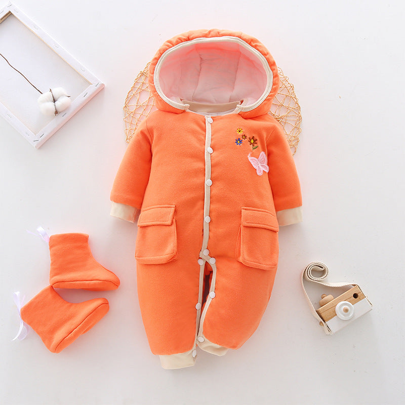 Baby onesies clothes autumn and winter thickening