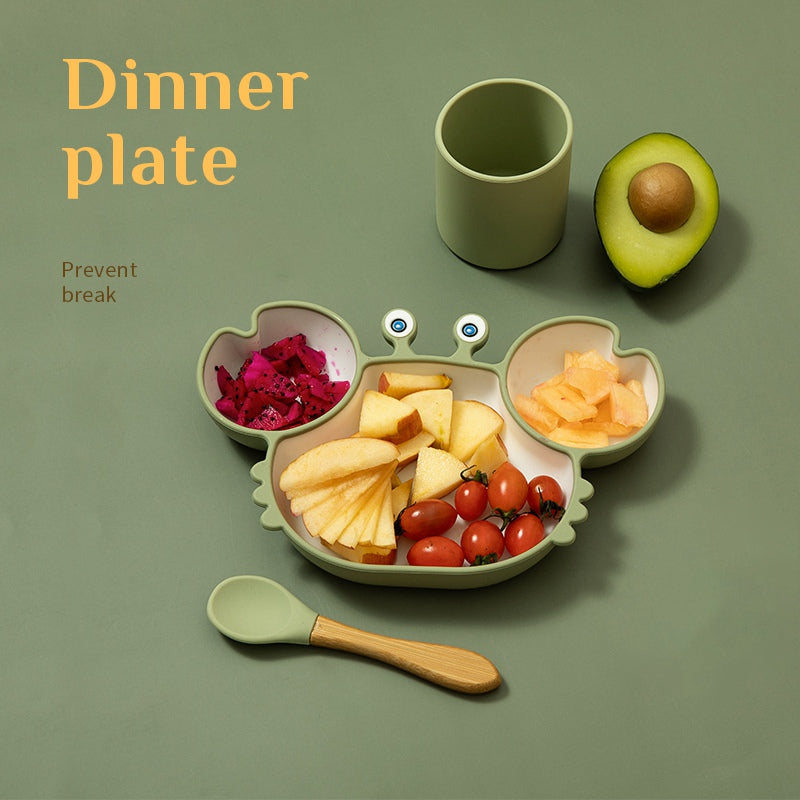 Silicone Baby Dishes for Children's Tableware Plate