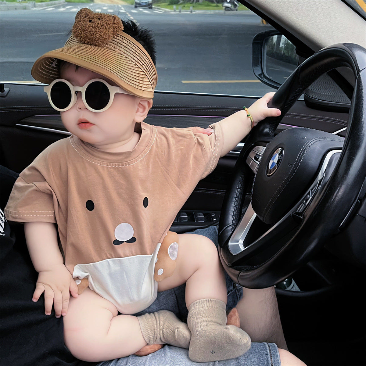 Triangle Rompers Baby Girl Rompers Jumpsuit