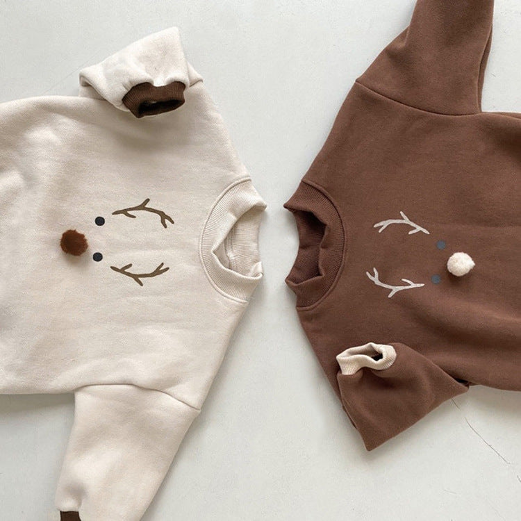 Christmas Baby Clothes Romper Autumn And Winter