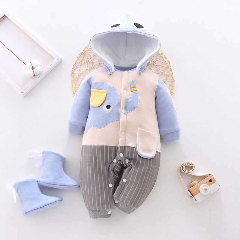 Baby onesies clothes autumn and winter thickening