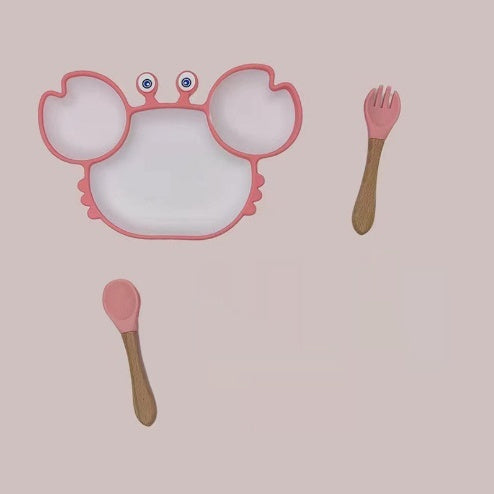Silicone Baby Dishes for Children's Tableware Plate