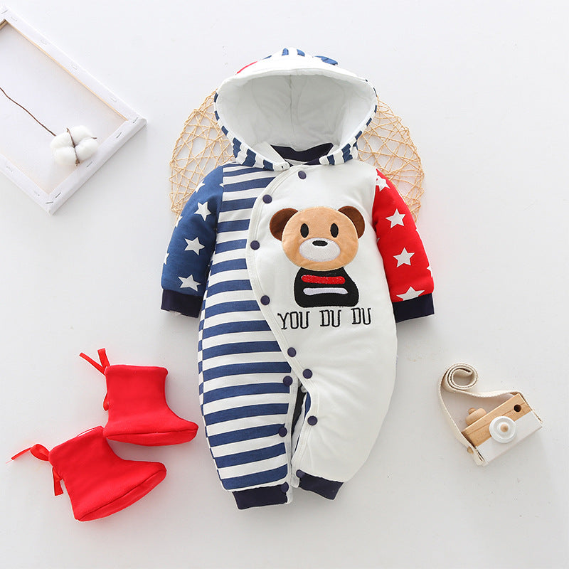 Baby onesies clothes autumn and winter thickening