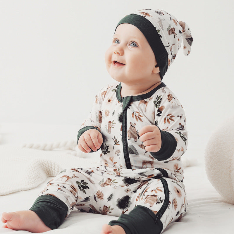 Baby Spring Bamboo Fiber Clothes