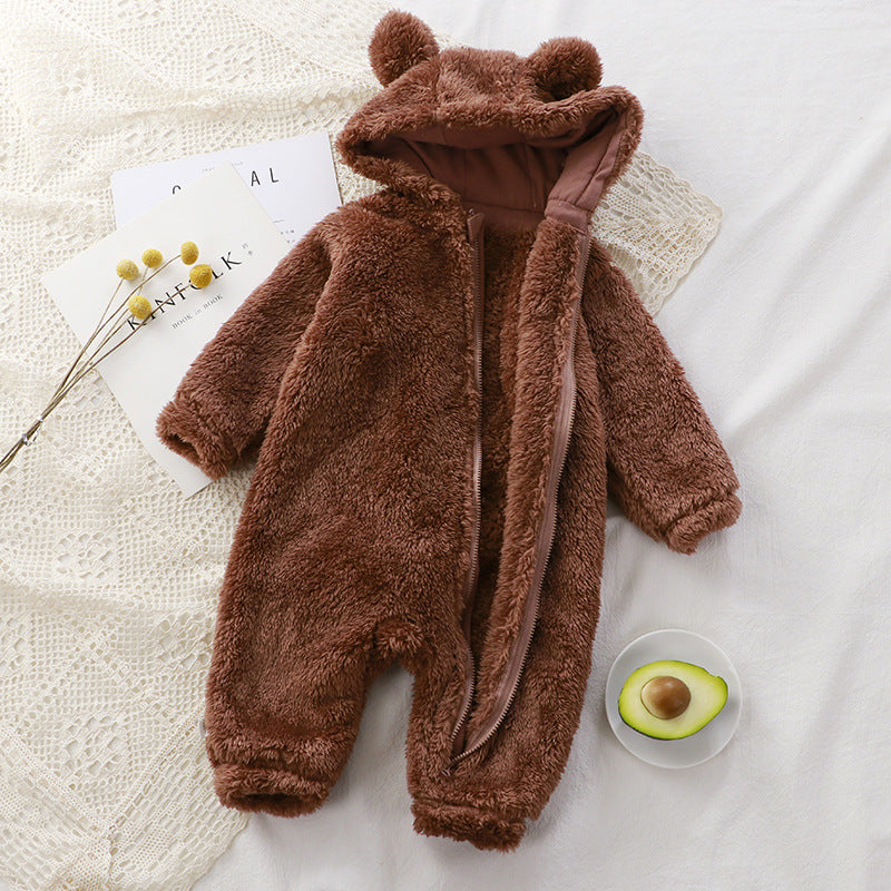 Baby One-piece Winter Newborn Warm Rompers