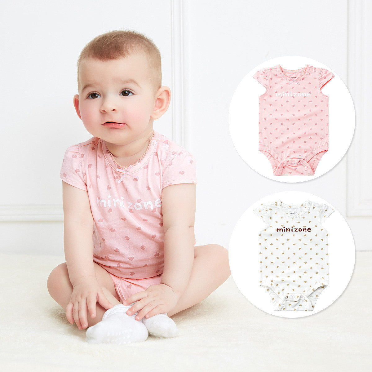 Onesies Short Sleeved Girls Romper Baby Clothes