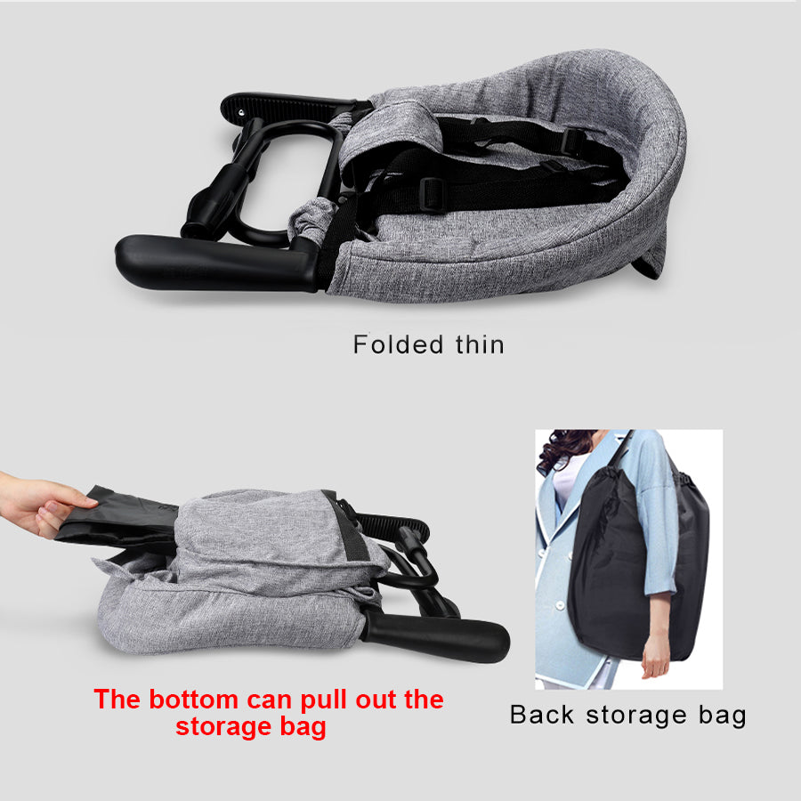 Portable Baby High Chair Dining Seat Safety Belt Feeding Accessory