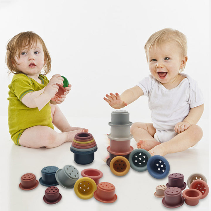 Baby Stacked Cup Stacking Interactive Jenga Toys