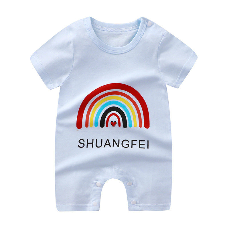 Baby Jumpsuit Cotton Short Sleeve Newborn Rompers
