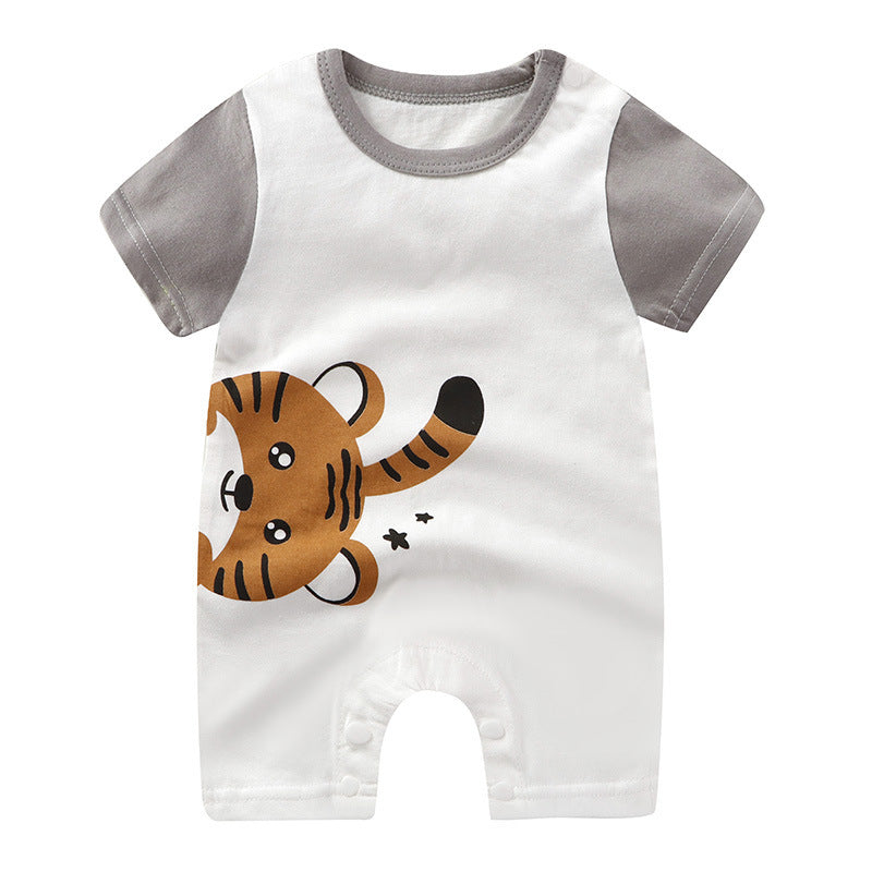 Baby Jumpsuit Cotton Short Sleeve Newborn Rompers