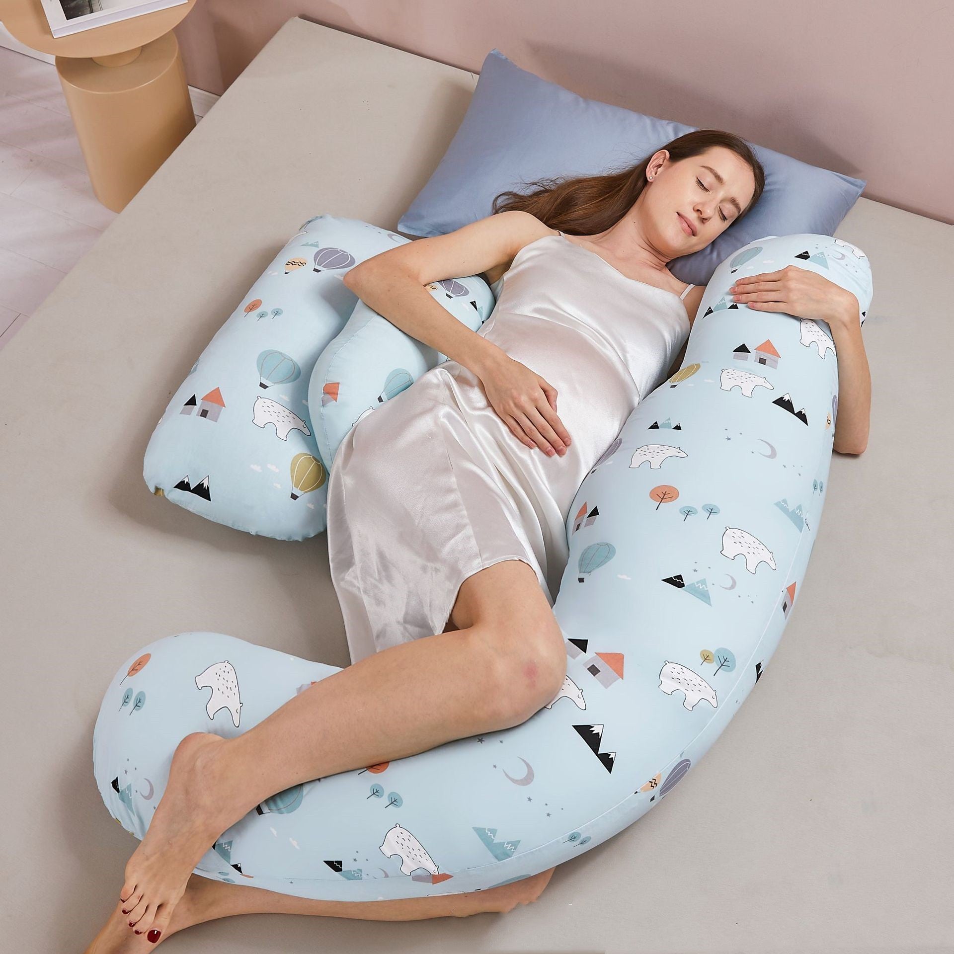 Tencel Maternity Pillow Lumbar Side Sleeping Pillow