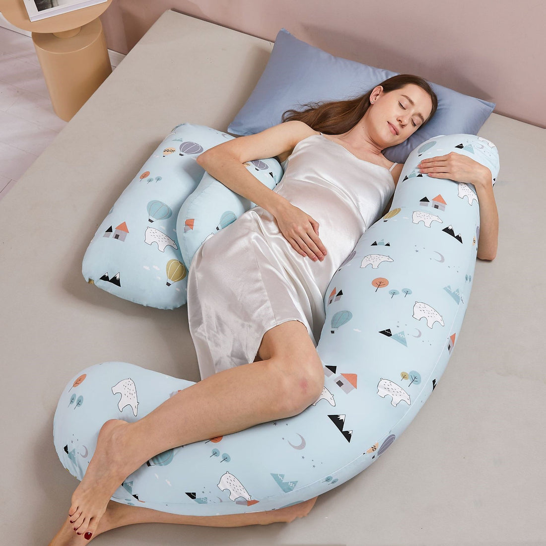 Tencel Maternity Pillow Lumbar Side Sleeping Pillow