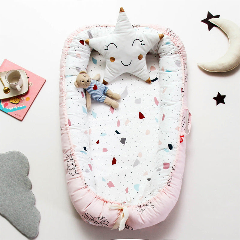 Cotton Bionic Coaxing Sleep Baby Isolation Crib