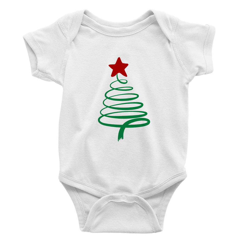 Baby Cotton Short Sleeve Rompers Coating