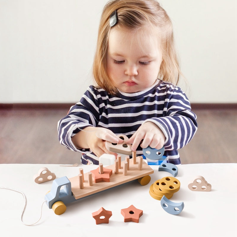 Pull Rope Gliding Baby Crawling Cognitive Educational Toys