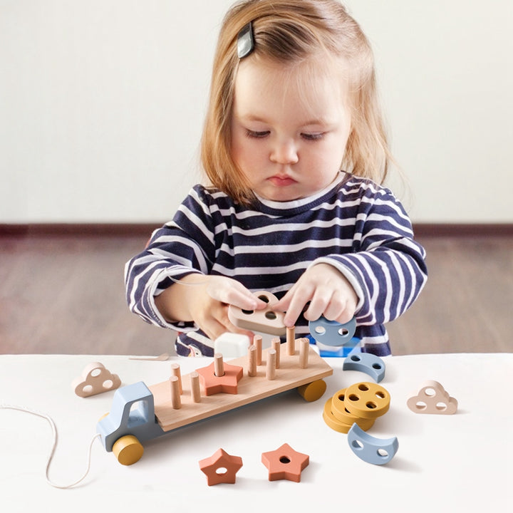 Pull Rope Gliding Baby Crawling Cognitive Educational Toys
