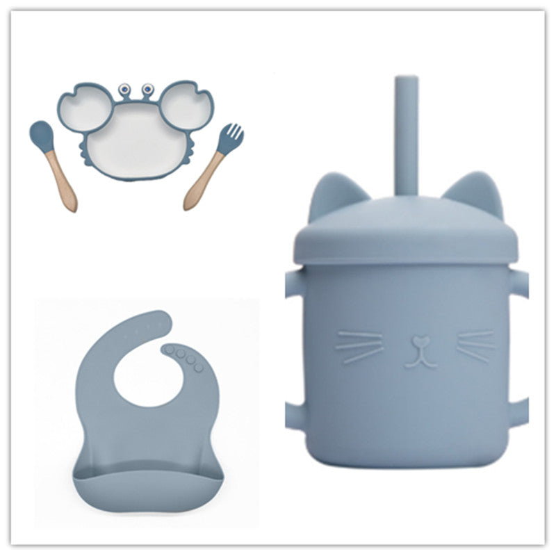Silicone Baby Dishes for Children's Tableware Plate