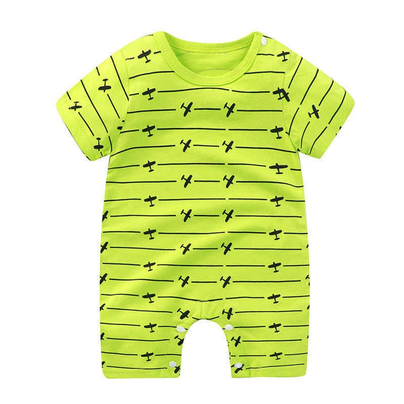Baby Jumpsuit Cotton Short Sleeve Newborn Rompers