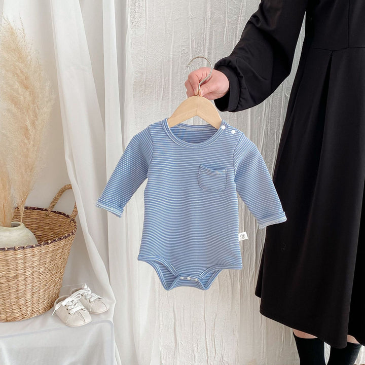 Rompers Male And Female Baby Long Sleeve Jumpsuit