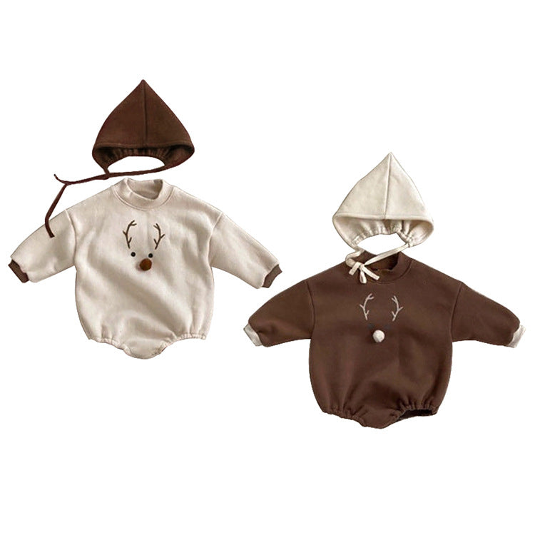Christmas Baby Clothes Romper Autumn And Winter
