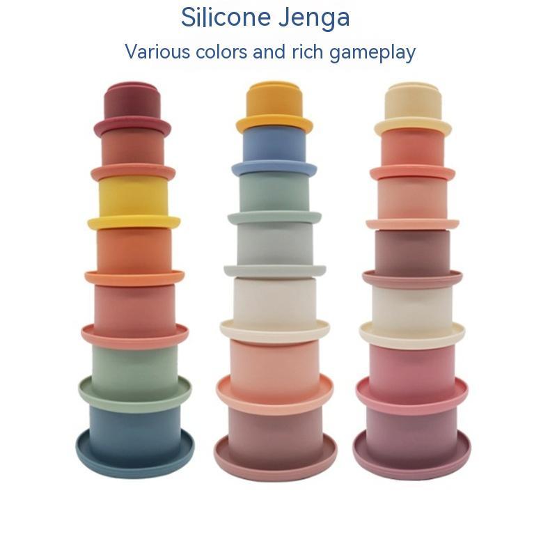 Baby Stacked Cup Stacking Interactive Jenga Toys