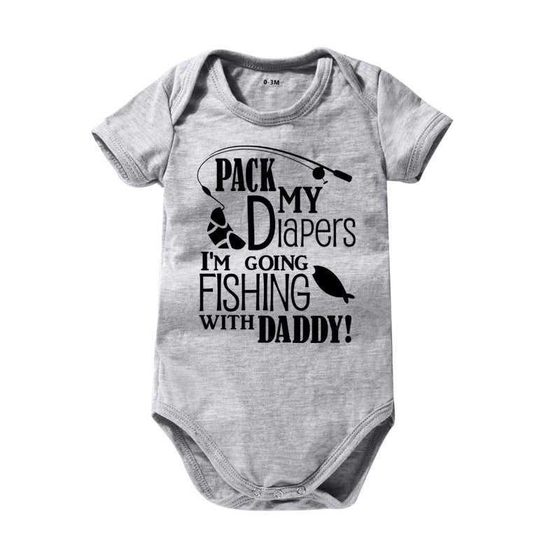 Baby Bodysuit Printed Cotton Rompers Jumpsuit