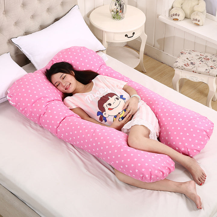Pure Cotton Color Maternity Pillow U Type