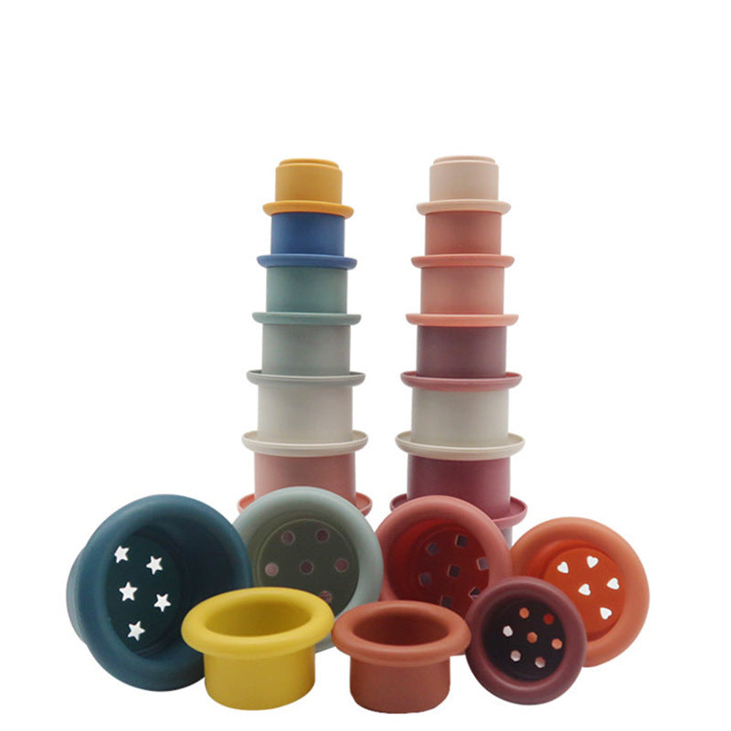 Baby Stacked Cup Stacking Interactive Jenga Toys