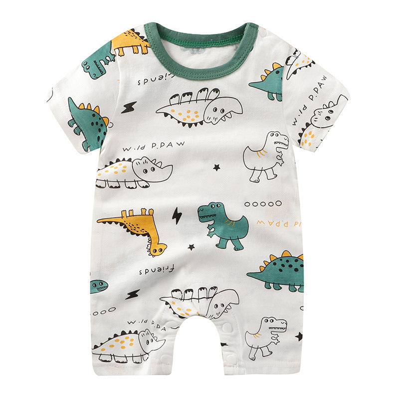 Baby Jumpsuit Cotton Short Sleeve Newborn Rompers