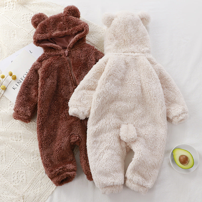 Baby One-piece Winter Newborn Warm Rompers