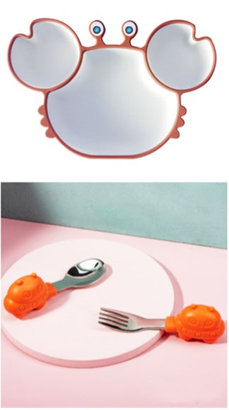 Silicone Baby Dishes for Children's Tableware Plate